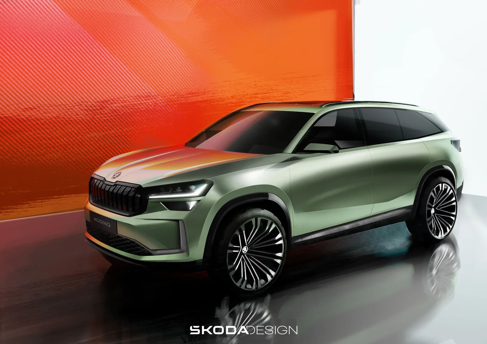 Škoda ukázala nový Kodiaq na skečích před debutem