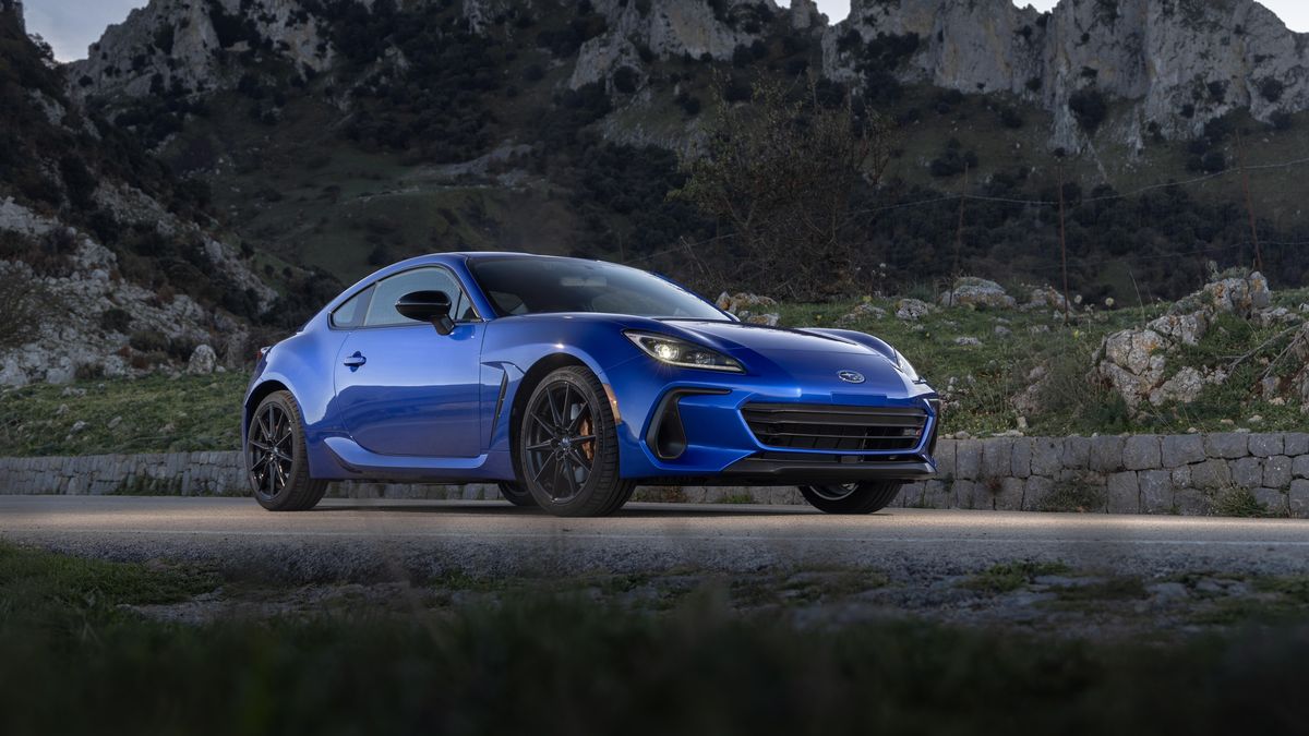 2024 Subaru BRZ TS path Manipulační výkon v popředí